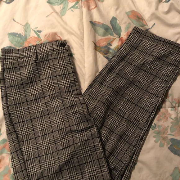 Plaid easy fit pants - Picture 3 of 3